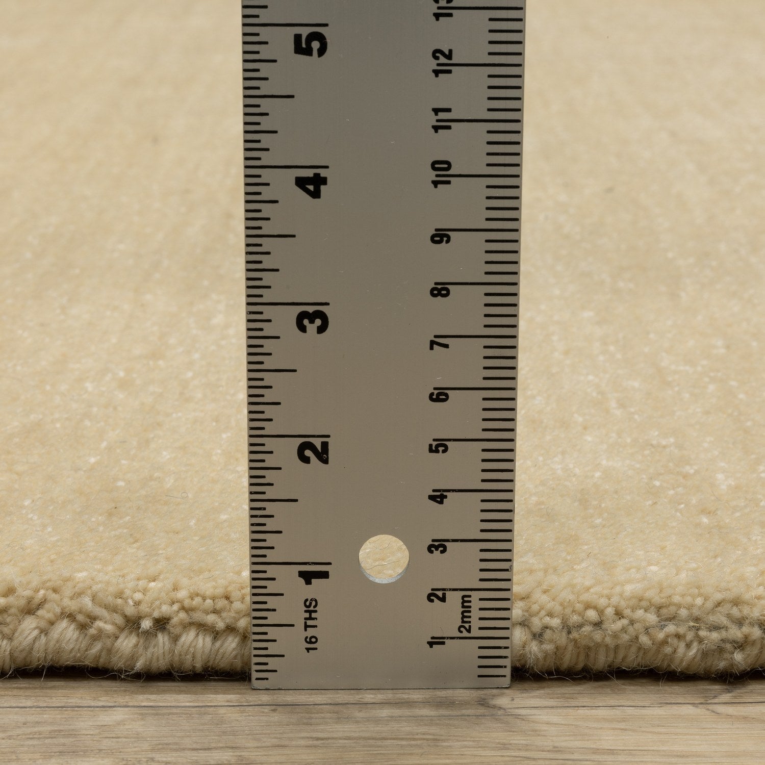 Aniston II Heathered Beige Solid Wool Rug - Aniston II 27122