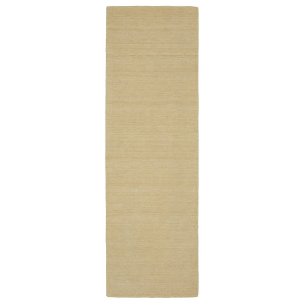 Aniston II Heathered Beige Solid Wool Rug - Aniston II 27122 #_shape=Runner