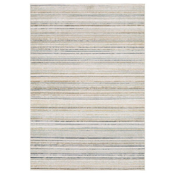 Cavett Pinstripe Beige Multi Washed Vintage Rug - Cavett CAV10 #_shape=Rectangle