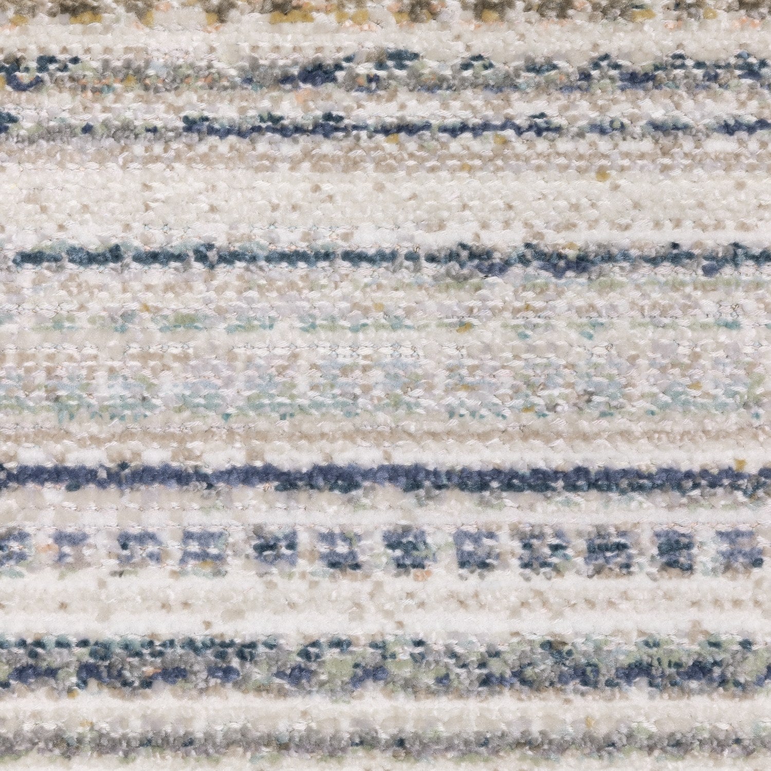 Cavett Pinstripe Beige Multi Washed Vintage Rug - Cavett CAV10