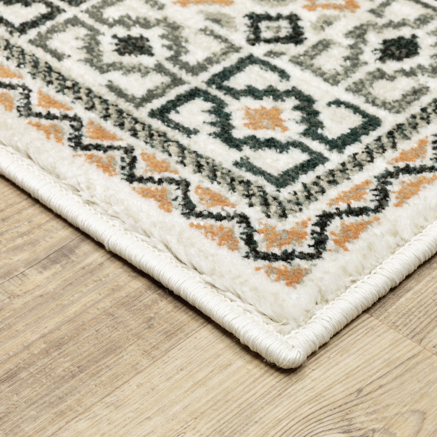 Georgia Southwest Medallion Ivory Multi Farmhouse Rug - Georgia 640A0