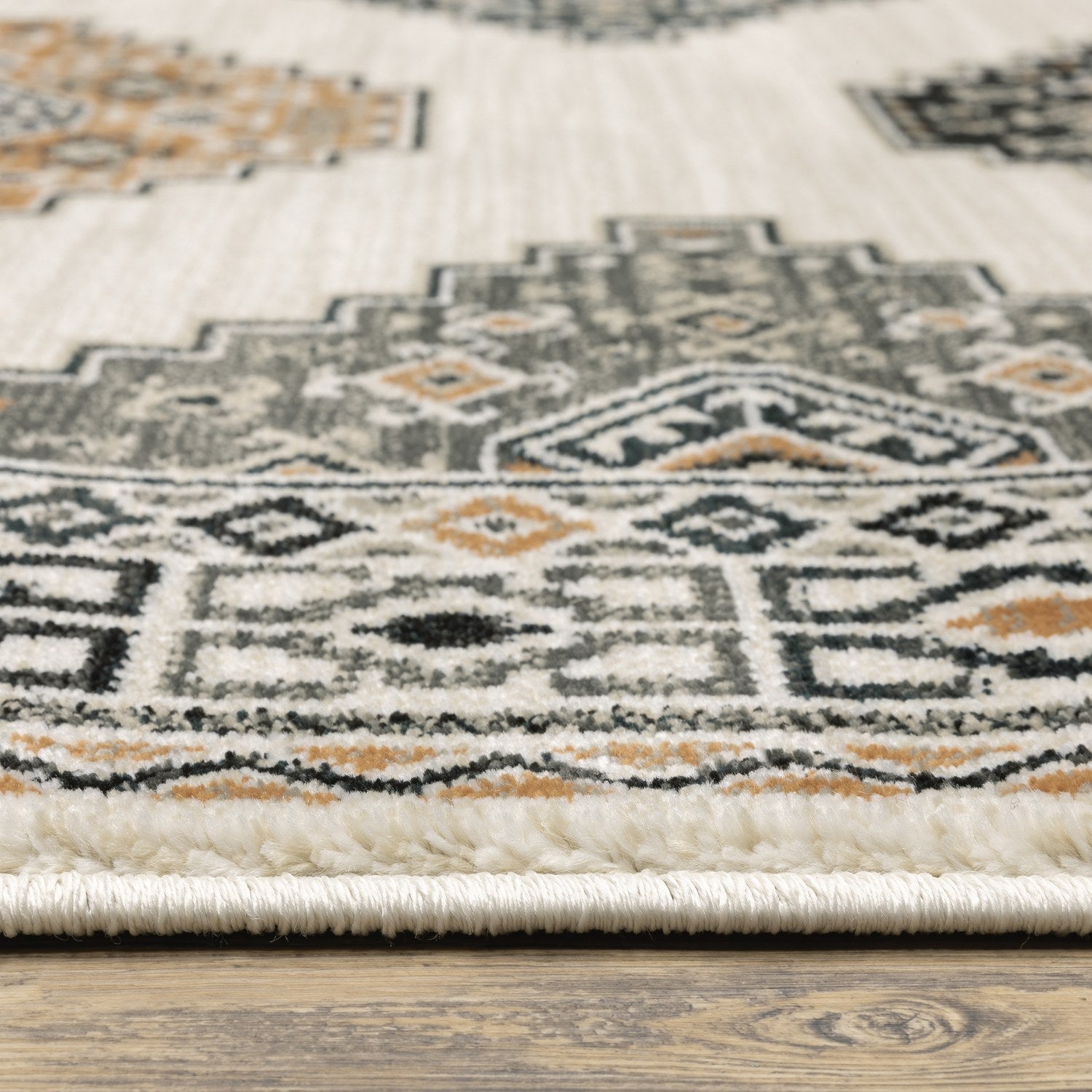 Georgia Southwest Medallion Ivory Multi Farmhouse Rug - Georgia 640A0