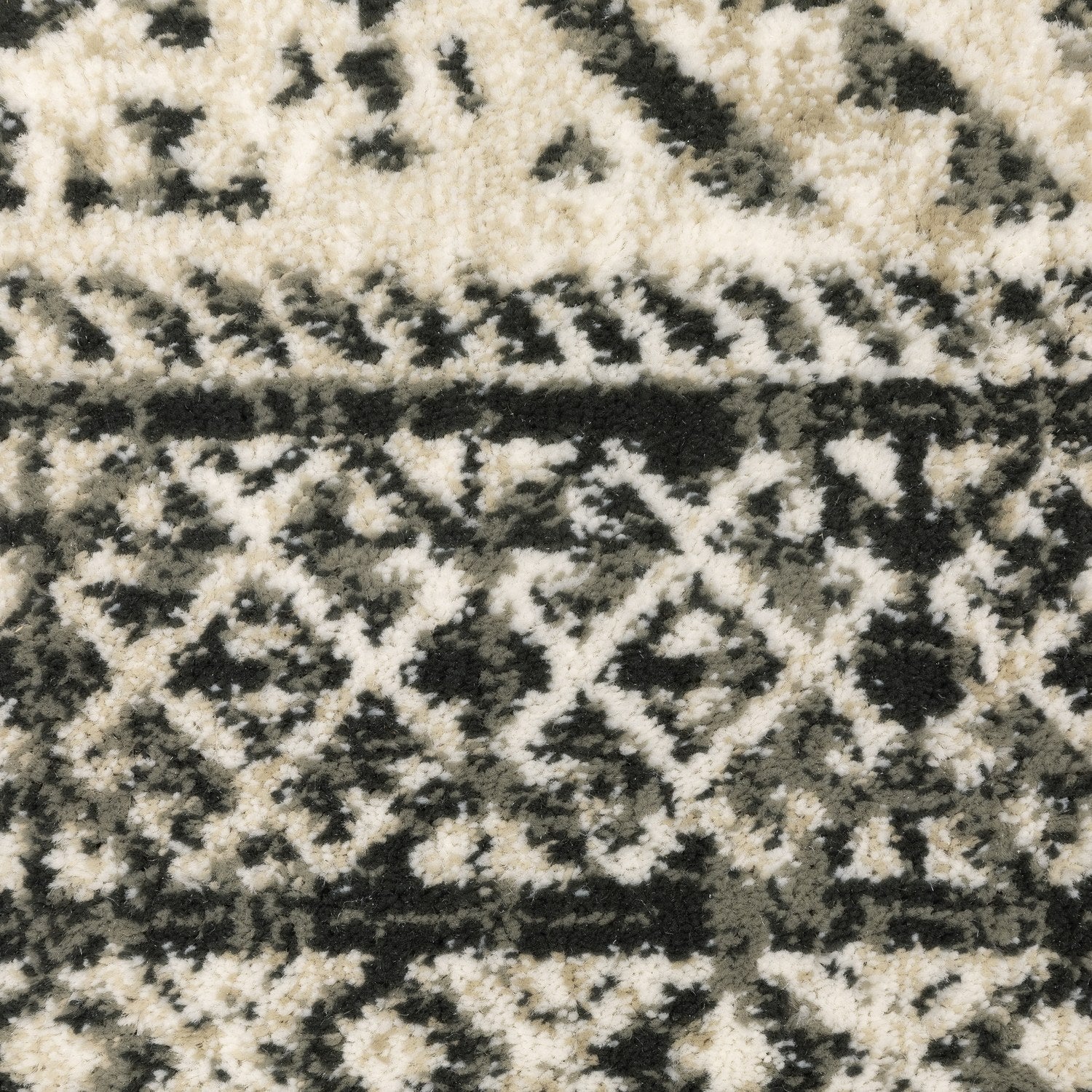 Georgia Distressed Oriental Ivory Grey Farmhouse Rug - Georgia 659C0