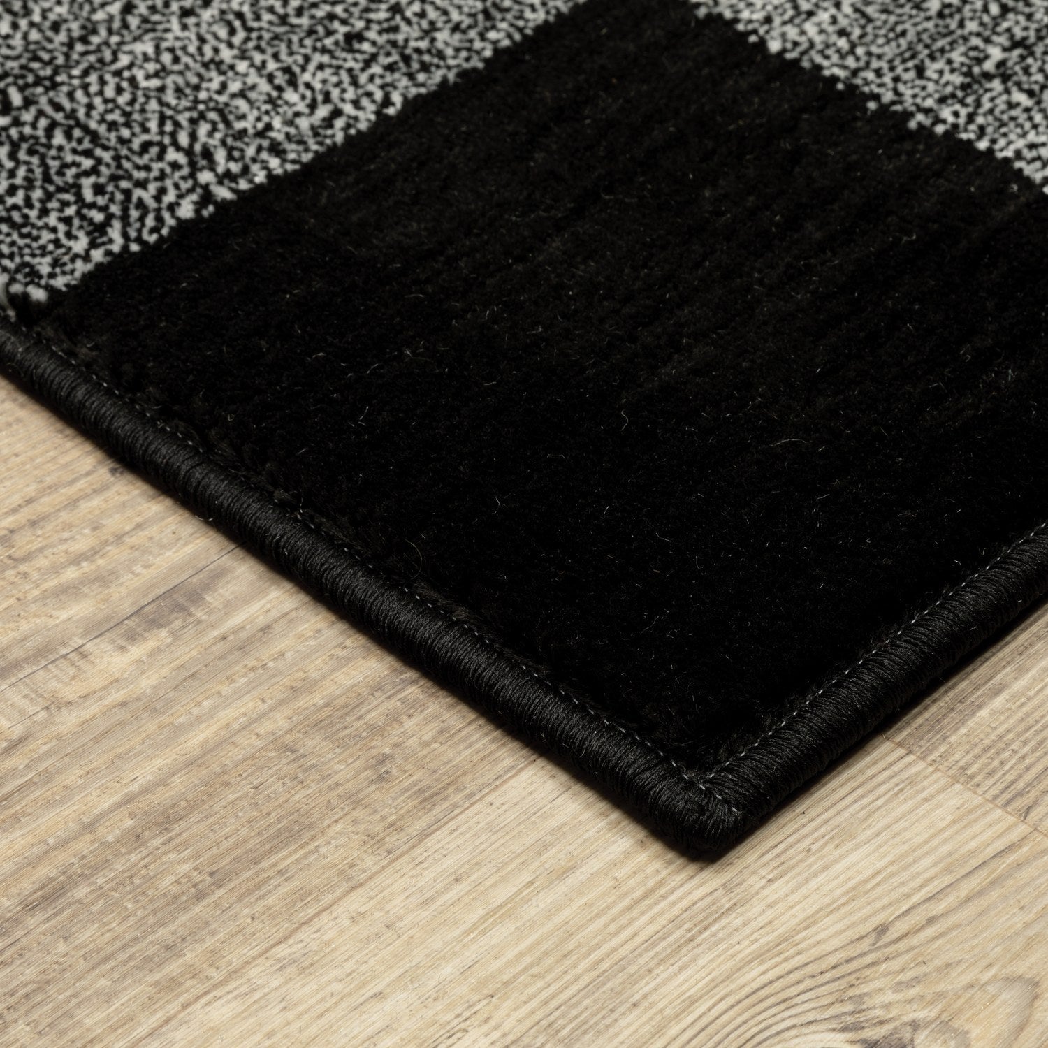 Georgia Buffalo Check Black Ivory Farmhouse Rug - Georgia 678D0