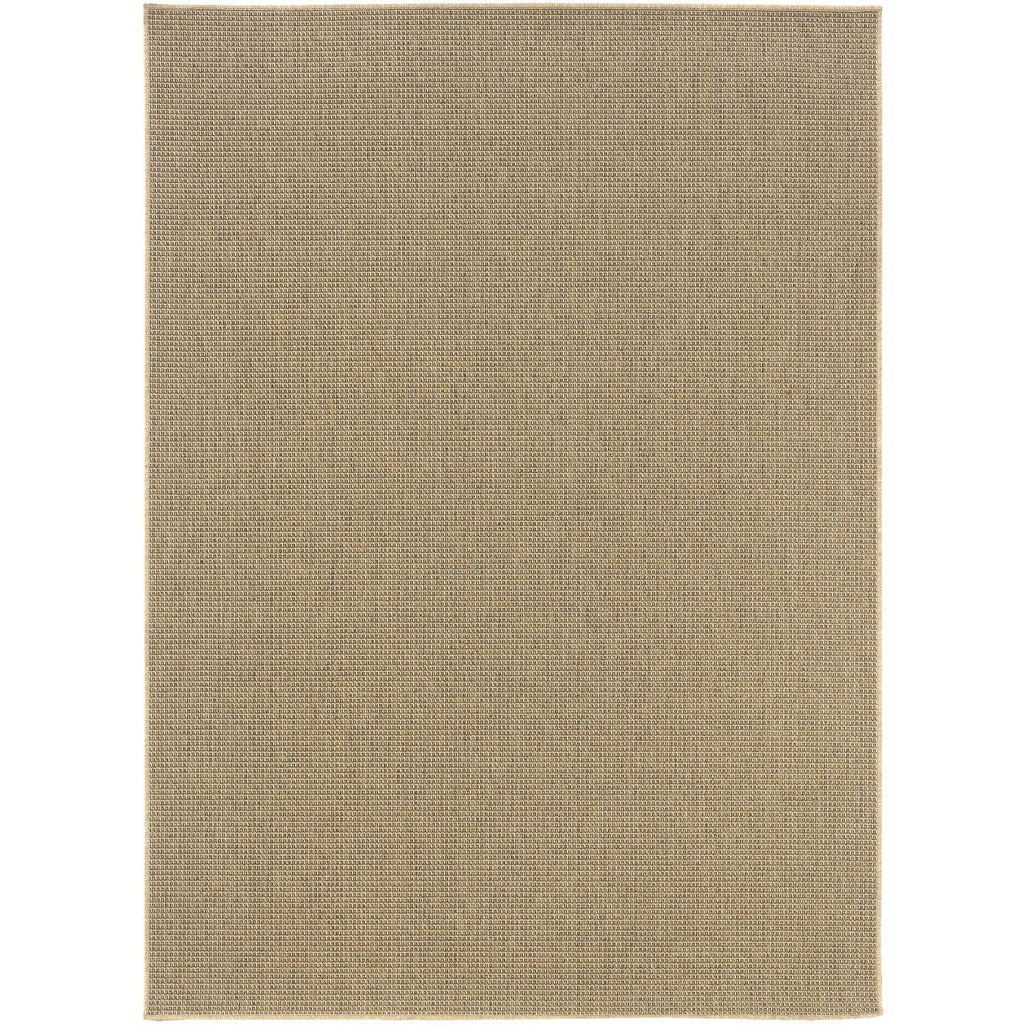 Karavia Solid Khaki Seagrass Look Indoor Outdoor Rug - Karavia 2067X #_shape=Rectangle