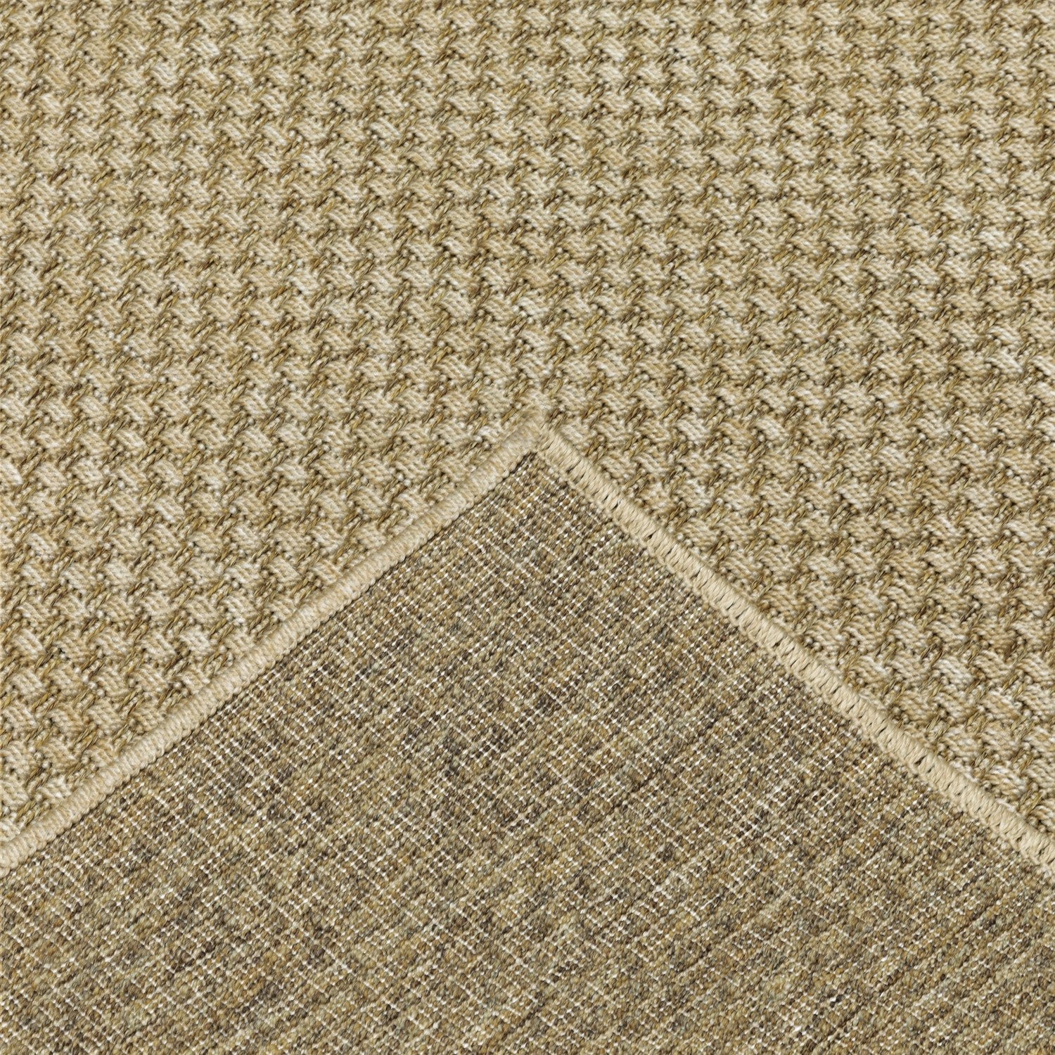Karavia Basketweave Sand Seagrass Look Indoor Outdoor Rug - Karavia 2160X