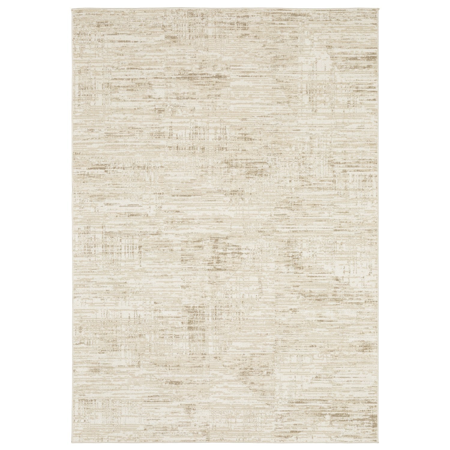 Lauren Brushed Abstract Beige Tan High-Low Distressed Rug - Lauren LRN01 #_shape=Rectangle #_shape=Runner