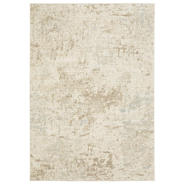 Lauren Weathered Abstract Beige Tan High-Low Distressed Rug - Lauren LRN03 #_shape=Rectangle #_shape=Runner