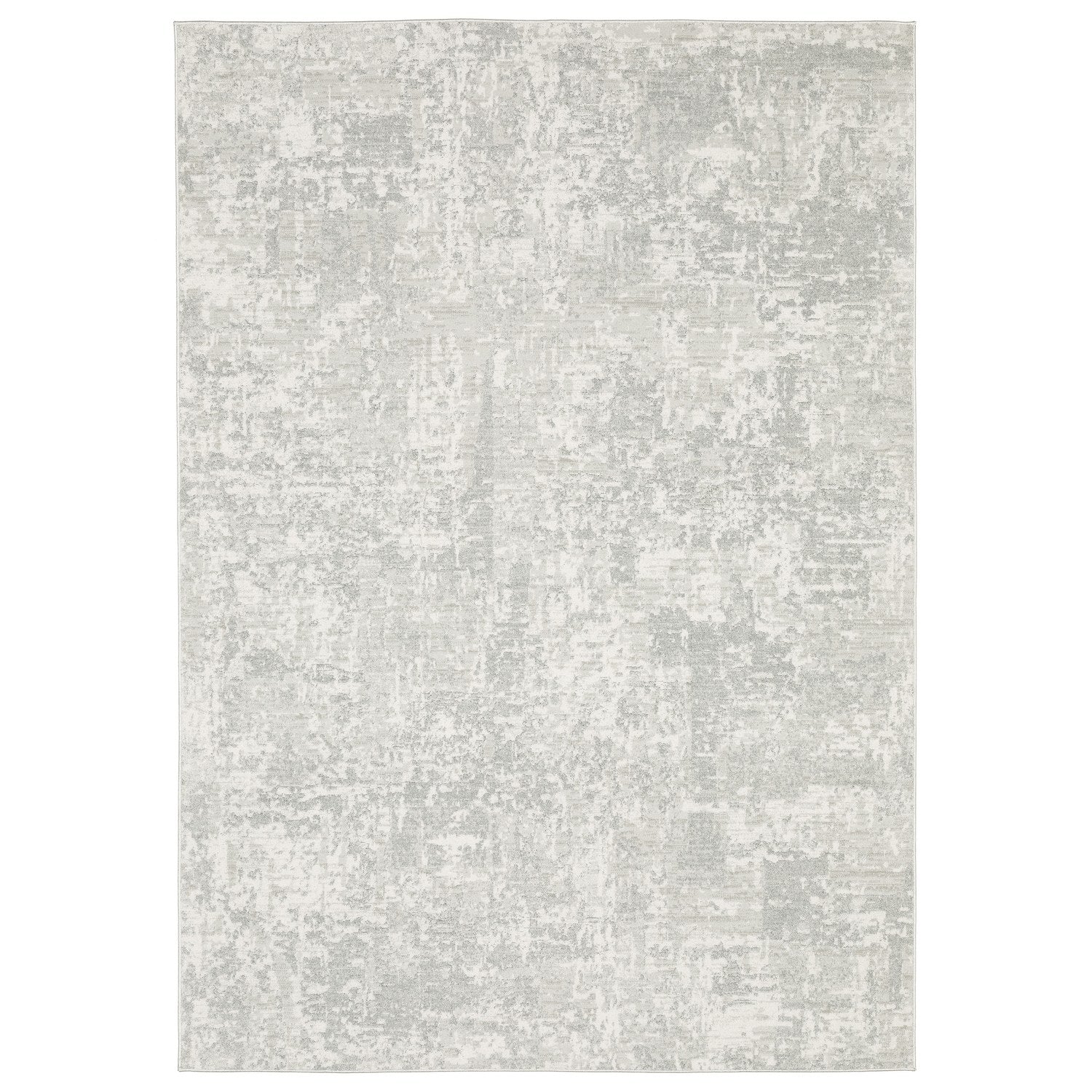 Lauren Weathered Abstract Grey High-Low Distressed Rug - Lauren LRN05 #_shape=Rectangle #_shape=Runner