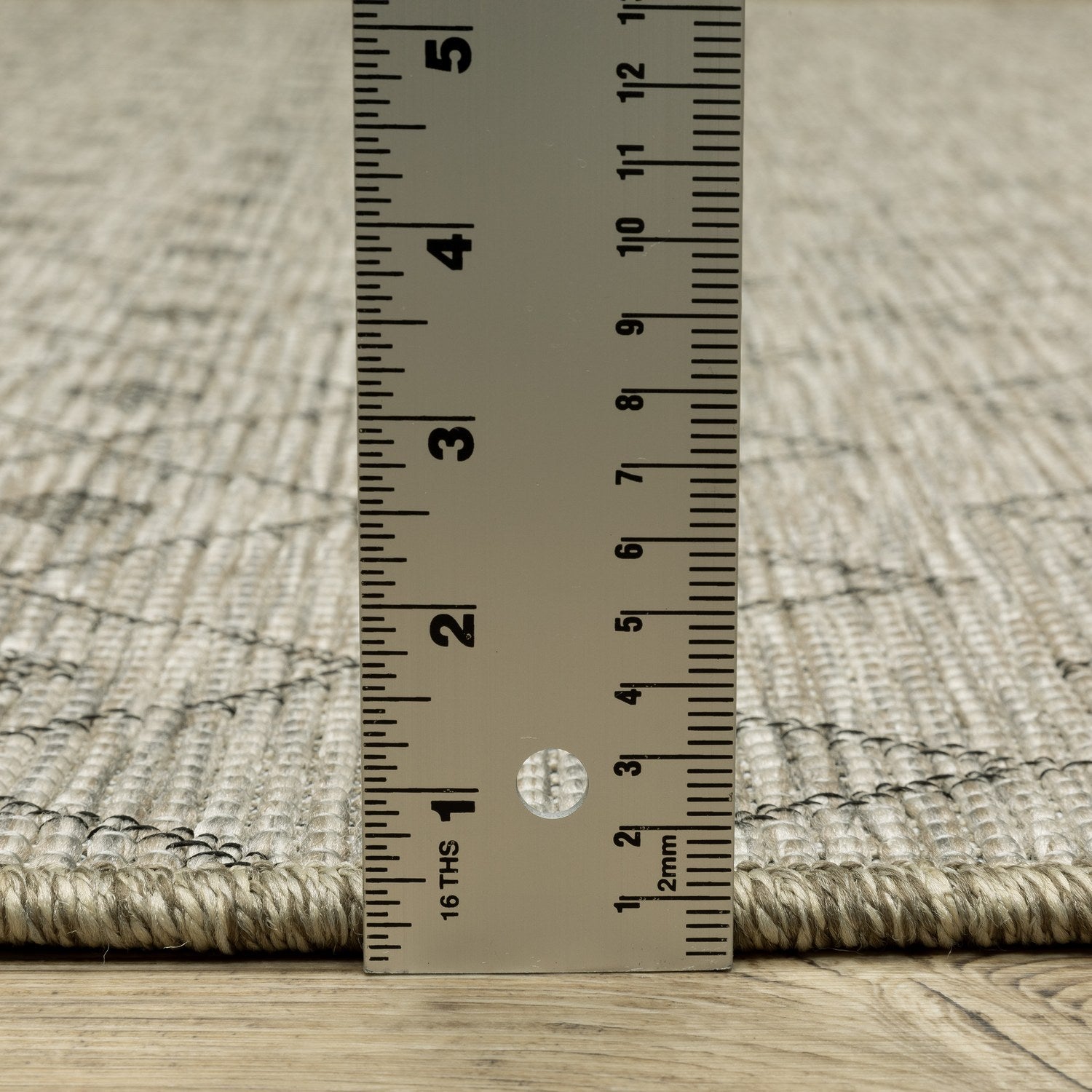 Tortuga Diamond Trellis Tan Wool Look Indoor Outdoor Rug - Tortuga TR04A