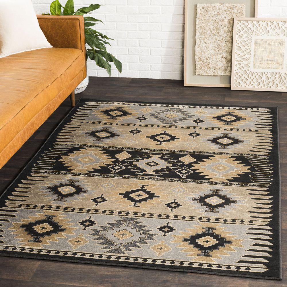 Paramount PAR-1046 Gray/ Charcoal Rugs #color_gray/ charcoal