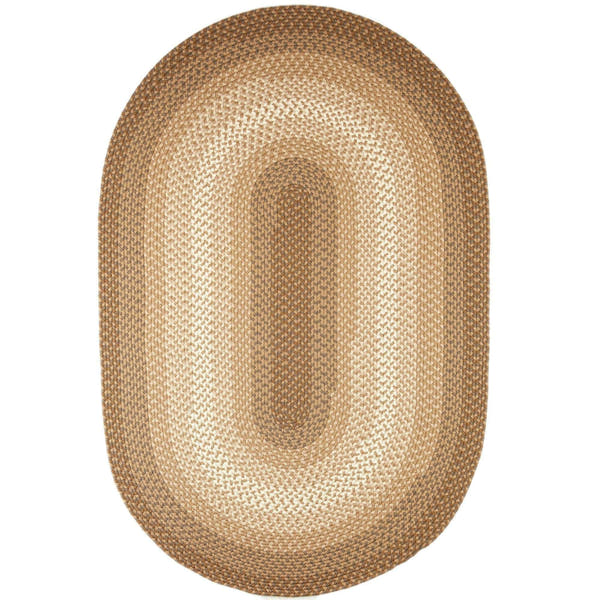 Pinecrest Rustic Bordered Braided Rug 