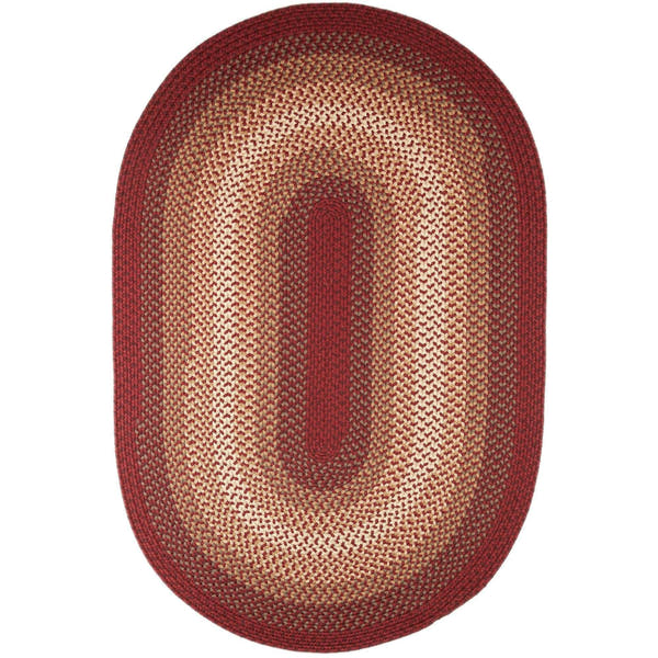 Pinecrest Rustic Bordered Braided Rug 