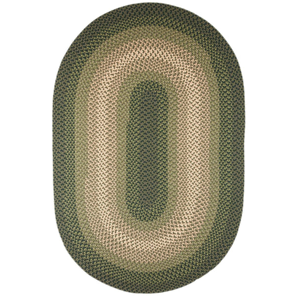 Pinecrest Rustic Bordered Braided Rug 