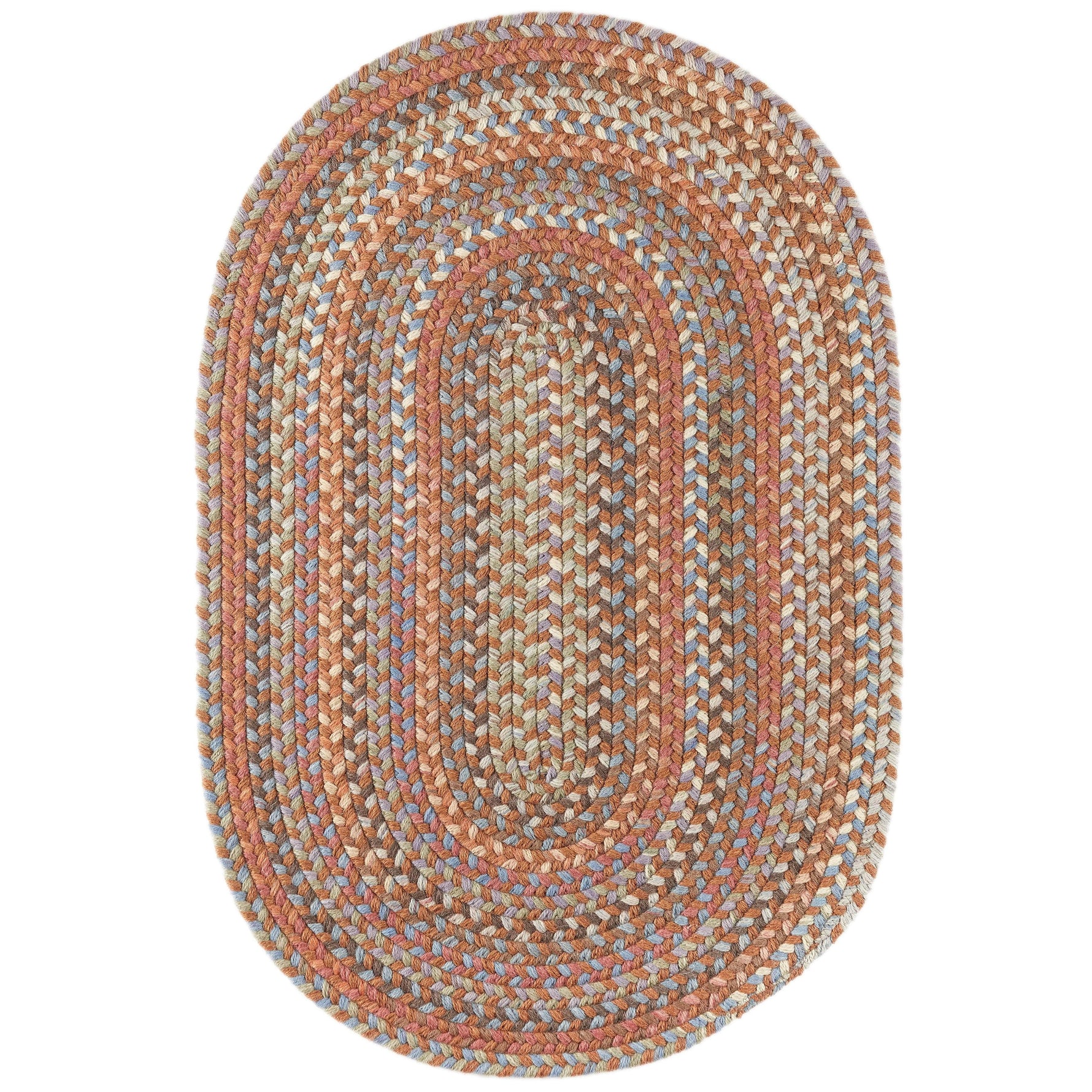 Cherry Hill Premium Braided Wool Rug -Bombay