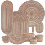 Cherry Hill Premium Braided Wool Rug - Mocha Brown