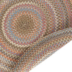 Cherry Hill Premium Braided Wool Rug - Mocha Brown