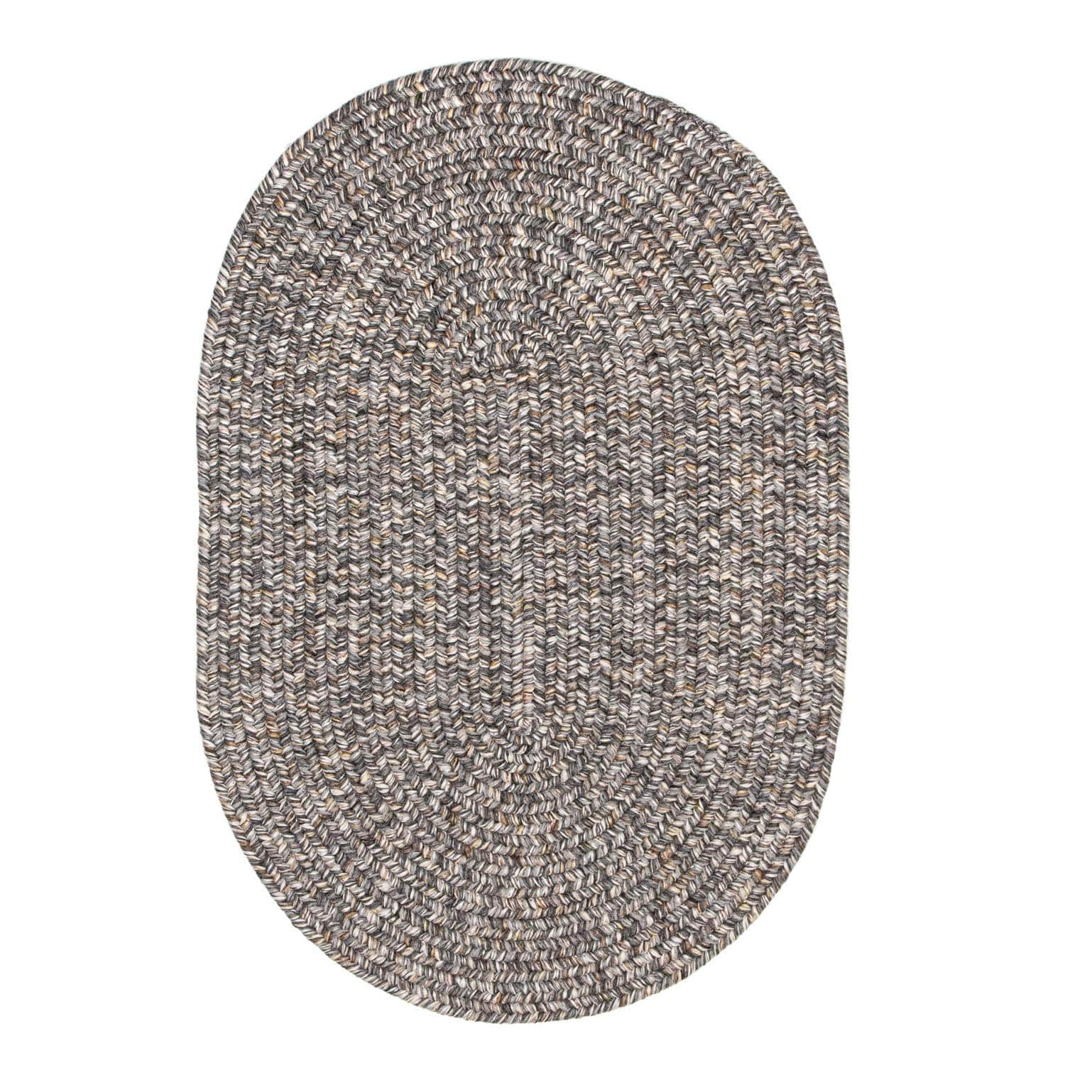 Washable Braided Farmhouse Rug Indoor Outdoor Reversible Made USA