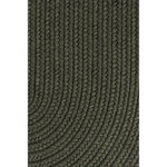 Pura Solid Soft Wool Braided Rug - Dark Sage