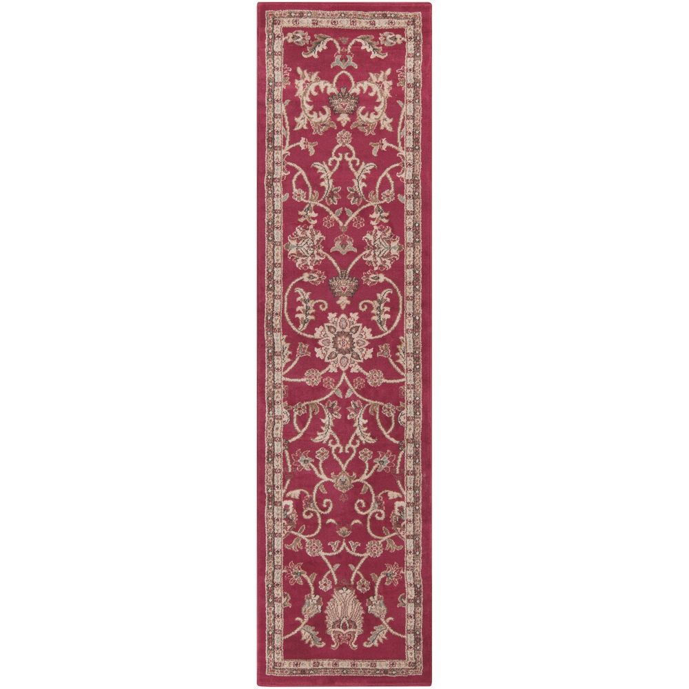 Riley RLY-5024 Brick Red Rugs #color_brick red