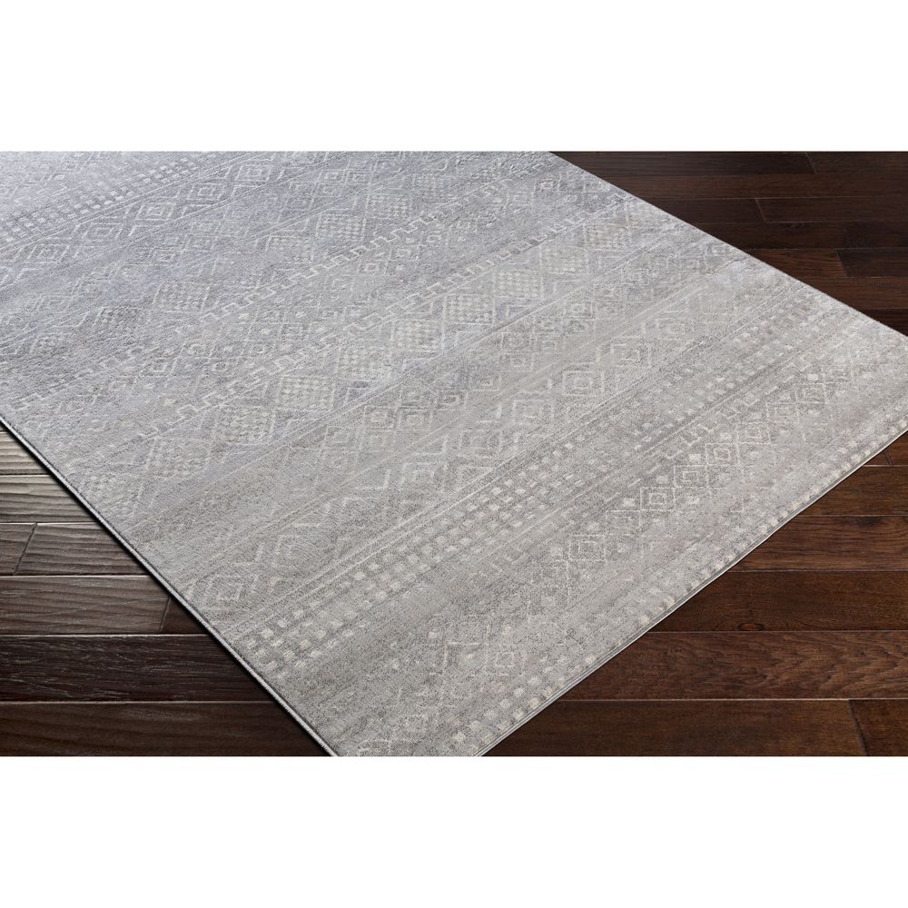 Roma ROM-2340 Gray/ Charcoal Rugs #color_gray/ charcoal