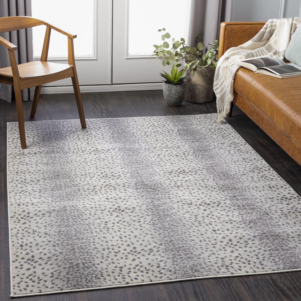 Roma ROM-2371 Charcoal Rugs #color_charcoal