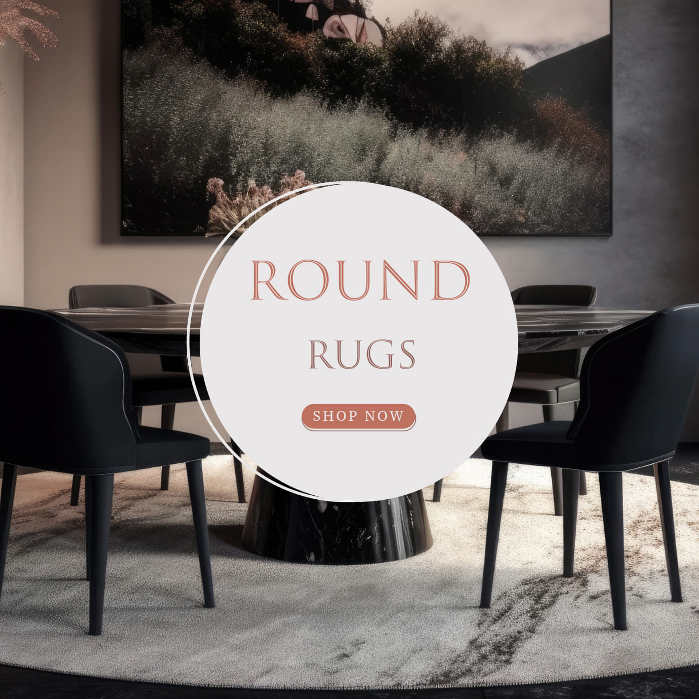 round dining room rug