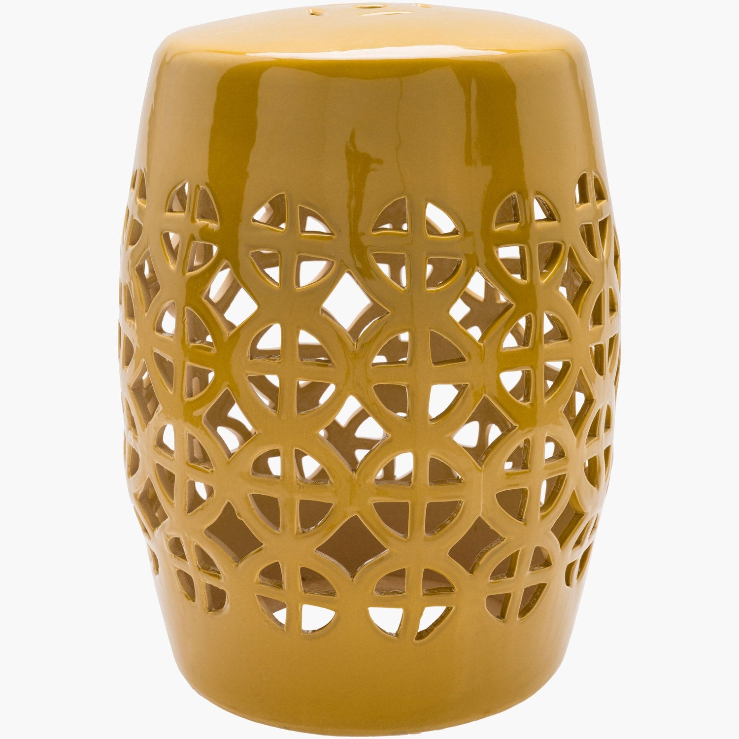 Ridgeway Garden Stool in Mustard