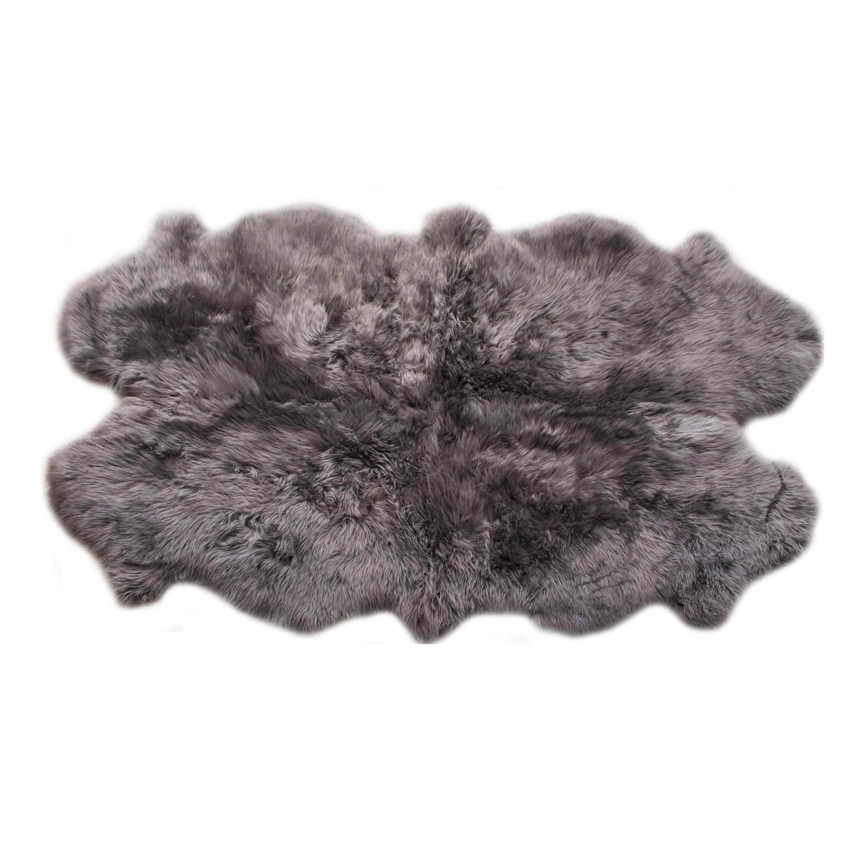 Natural Sheepskin Rug Shearling Fur Pelt #size_4' x 6'