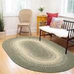 Ridgewood Indoor Outdoor Braided Rug #shape_oval