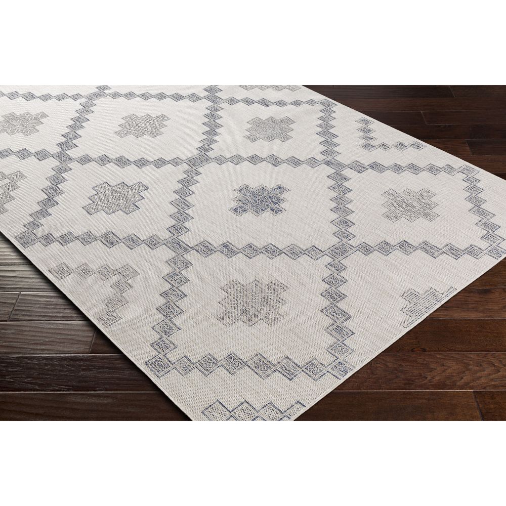 Tuareg TRG-2324 Off-White/ Navy Rugs #color_off-white/ navy