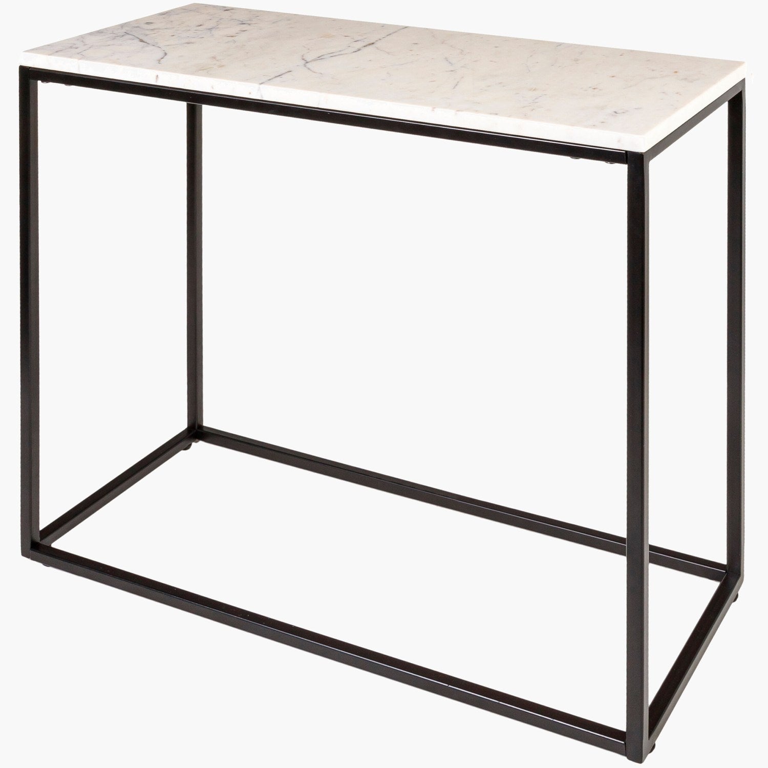 Aryaa End Table in White 010