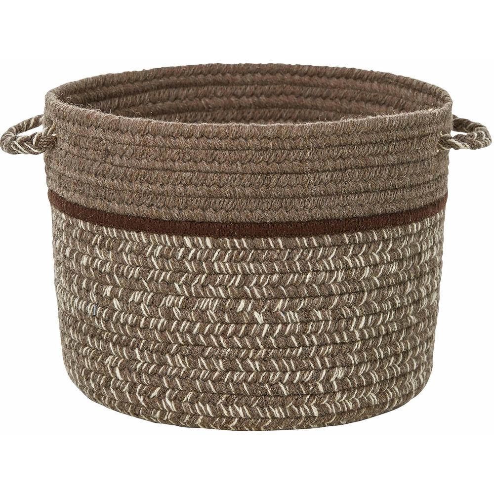 Woolmade Rope Storage Wool Basket #color_mocha