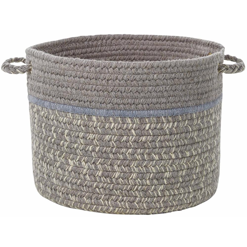 Woolmade Rope Storage Wool Basket #color_silvermist