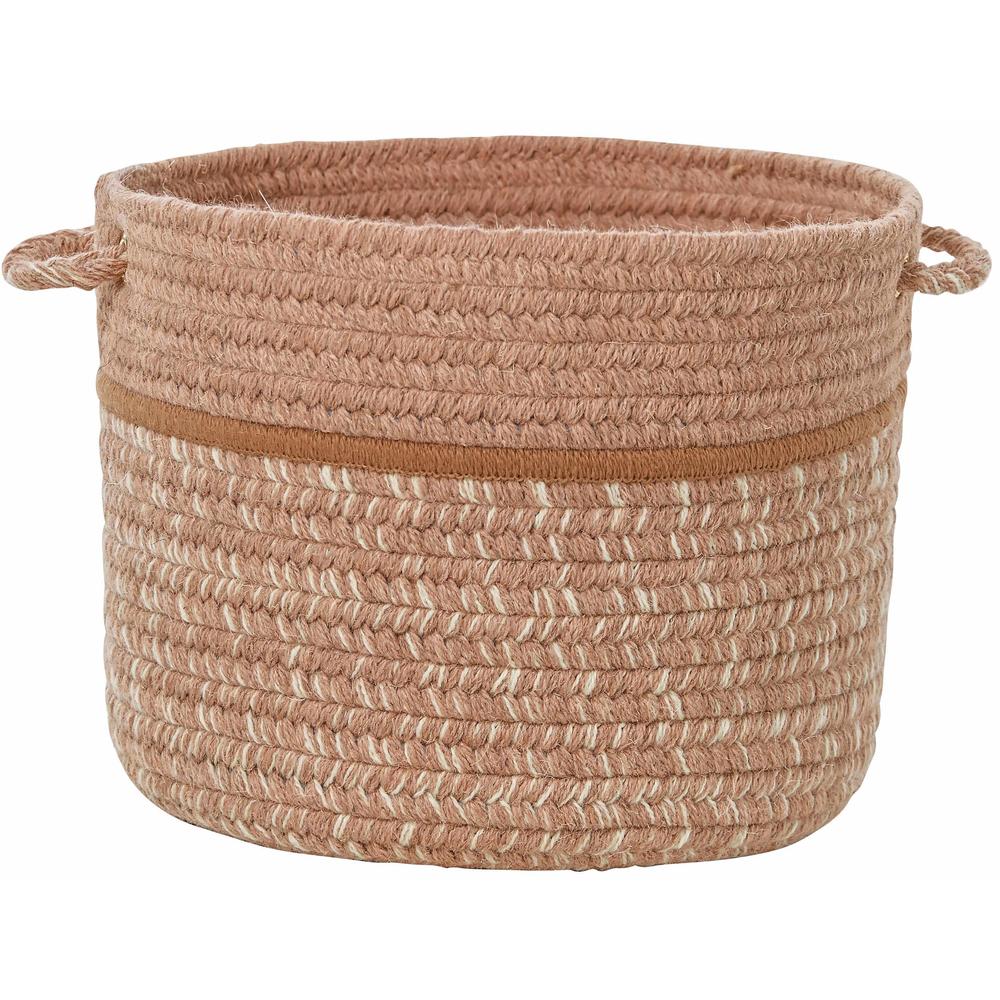 Woolmade Rope Storage Wool Basket #color_rosewood