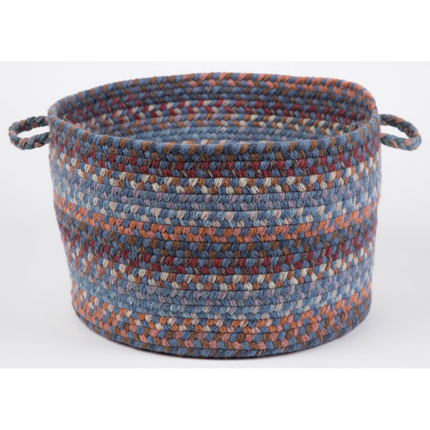 Tribeca Rope Storage Wool Basket #color_blue dragon