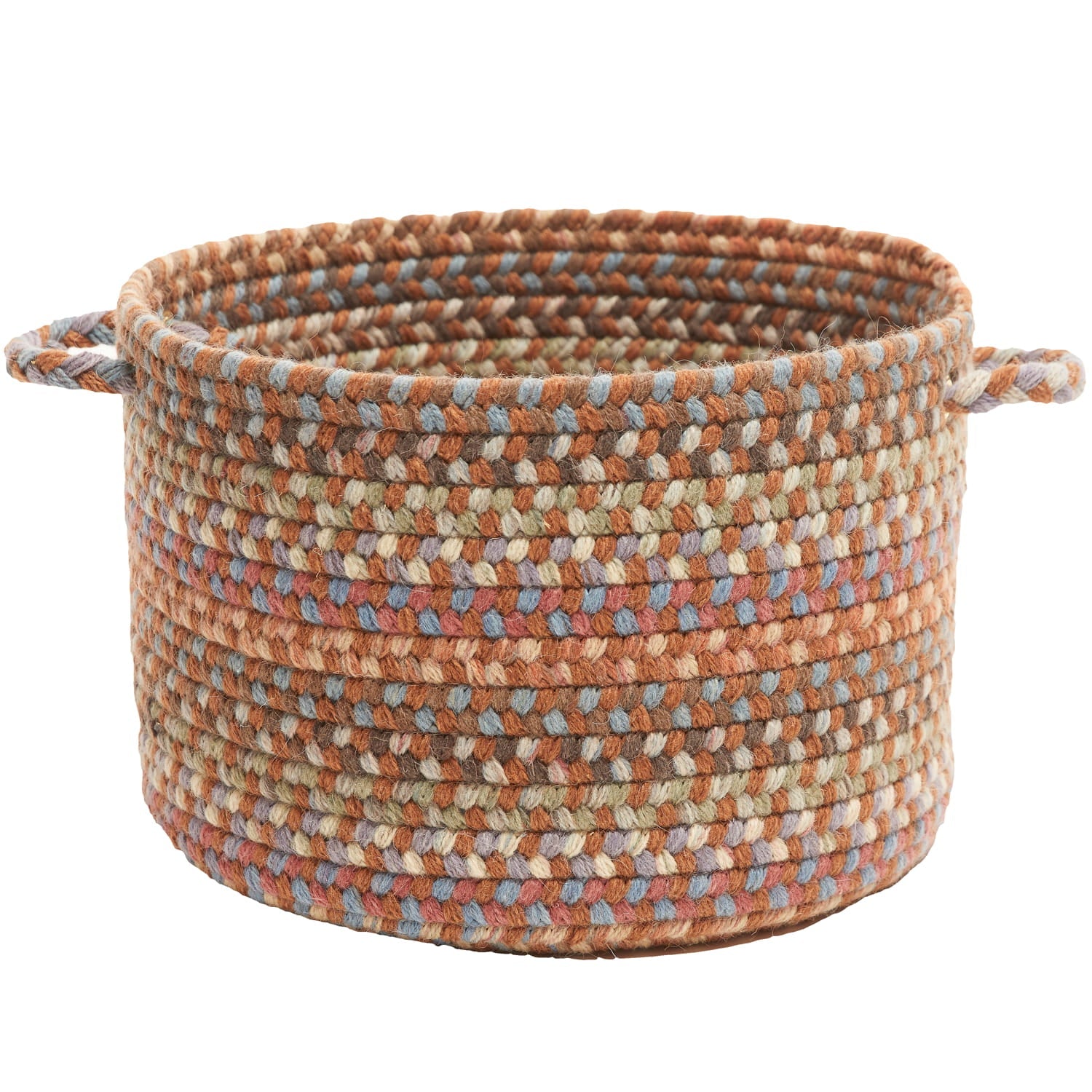 Cherry Hill Braided Wool Baskets #color_bombay multi