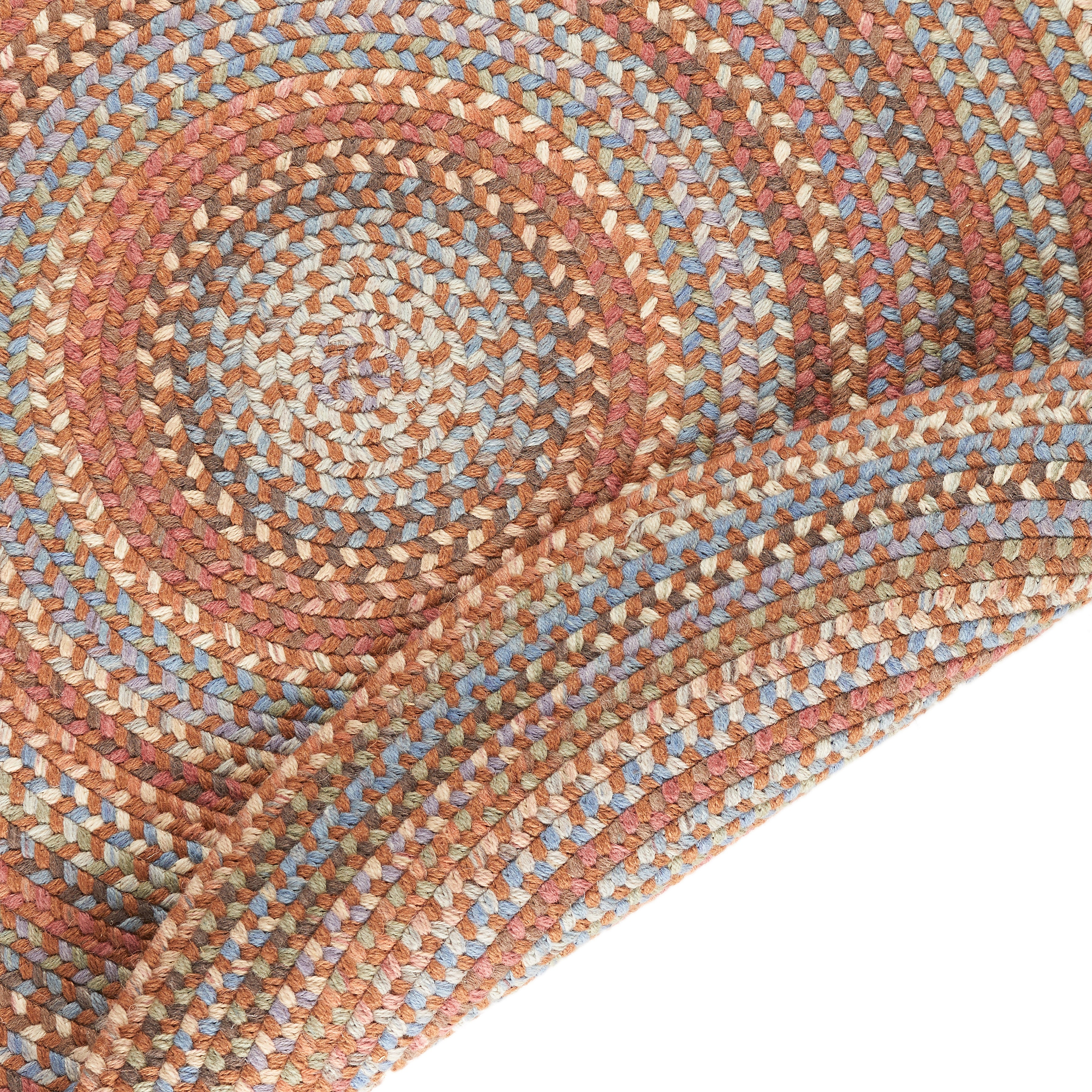 Bombay Multi Wool Braided Rug #color_Bombay Multi