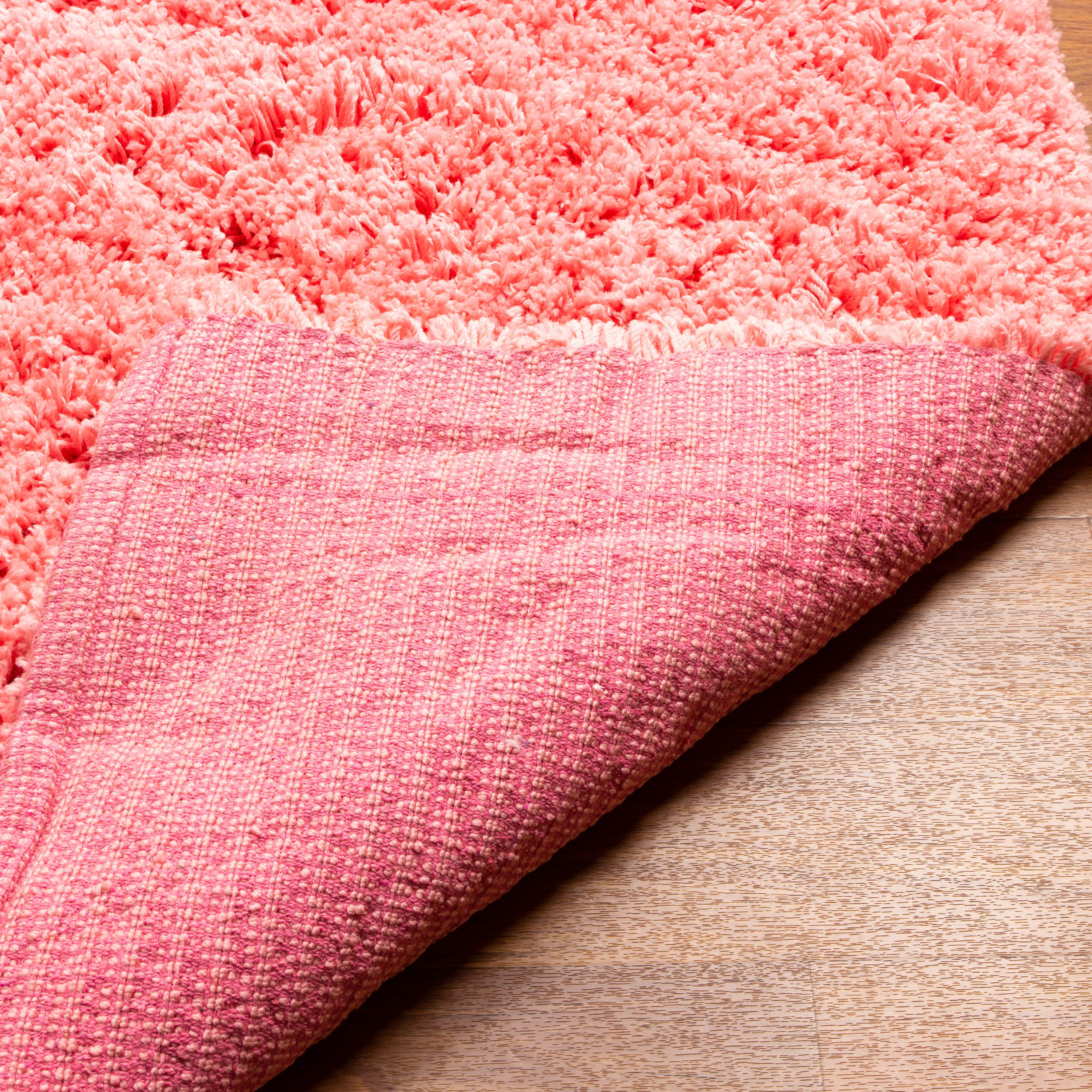 Hygee Cloud Shaggy Non Slip Rug #color_pink