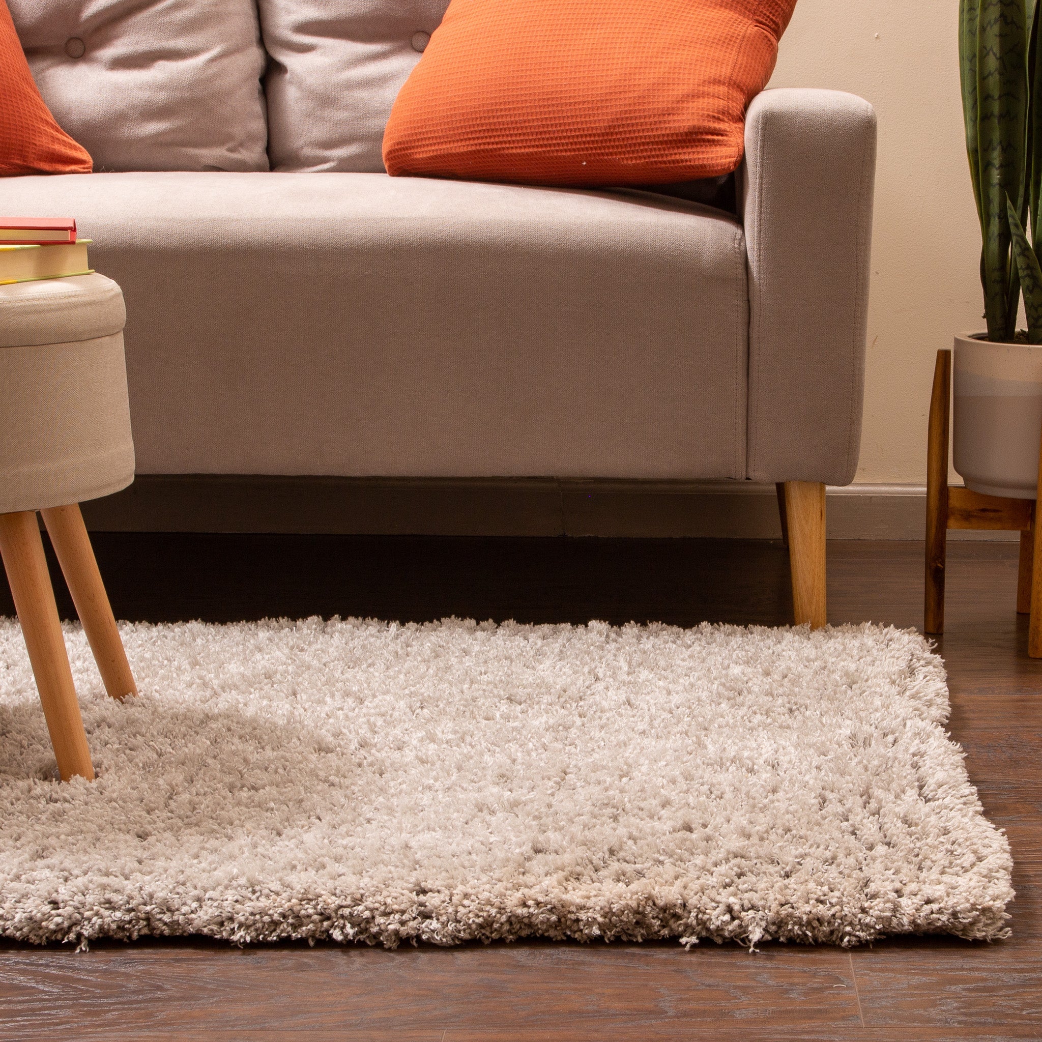 Hygee Cloud Shaggy Non Slip Rug #color_gray