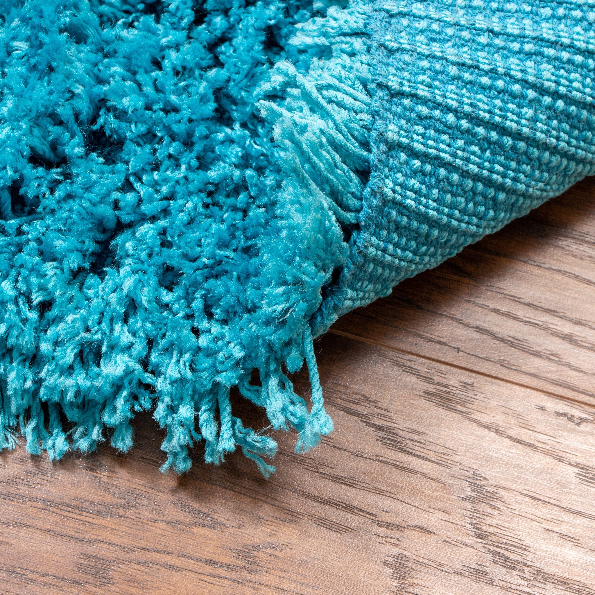 Hygee Cloud Shaggy Non Slip Rug #color_teal