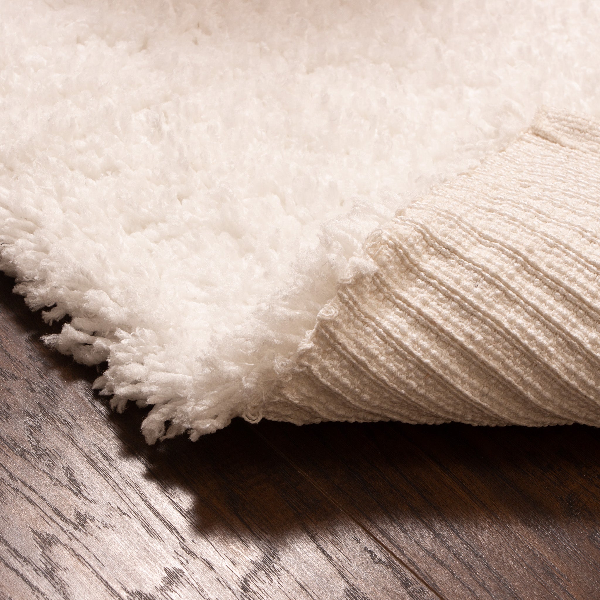 Hygee Cloud Shaggy Non Slip Rug #color_white