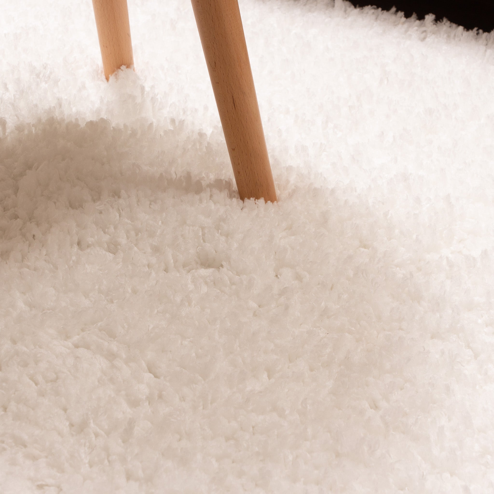 Hygee Cloud Shaggy Non Slip Rug #color_white