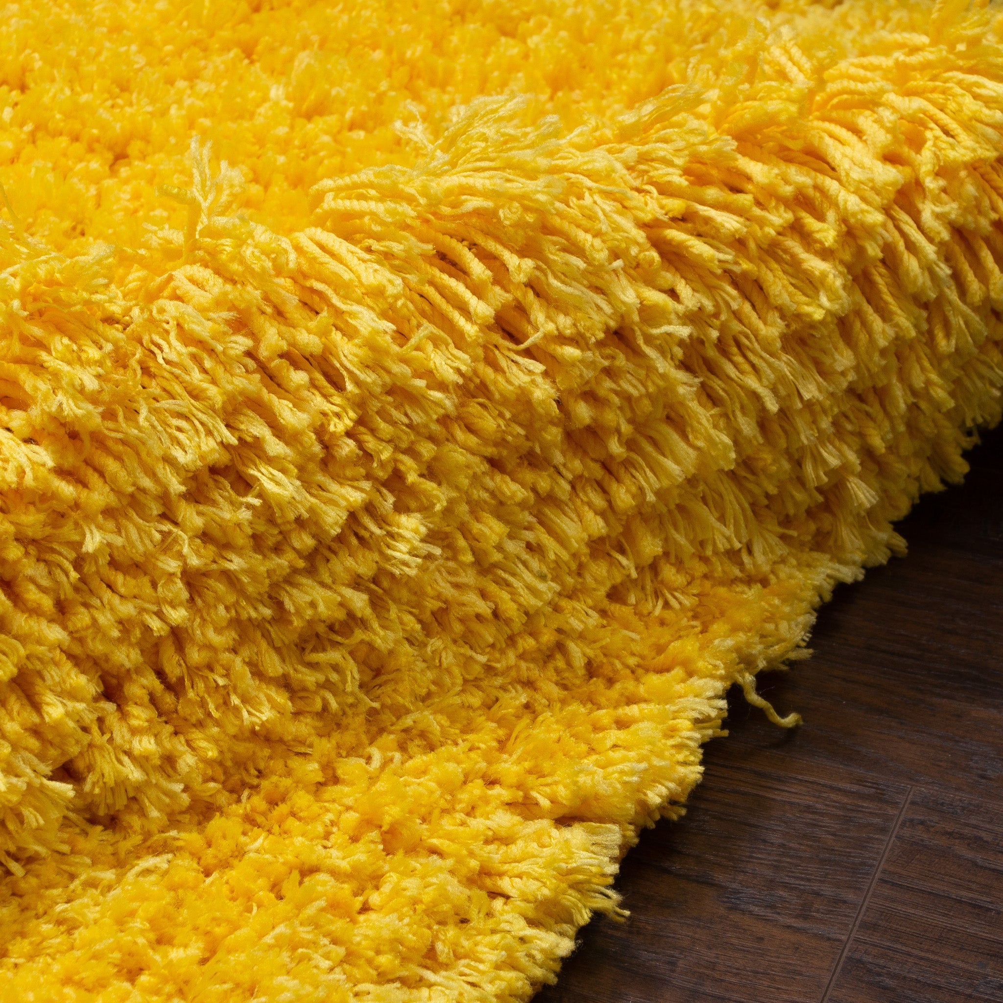 Hygee Cloud Shaggy Non Slip Rug #color_yellow