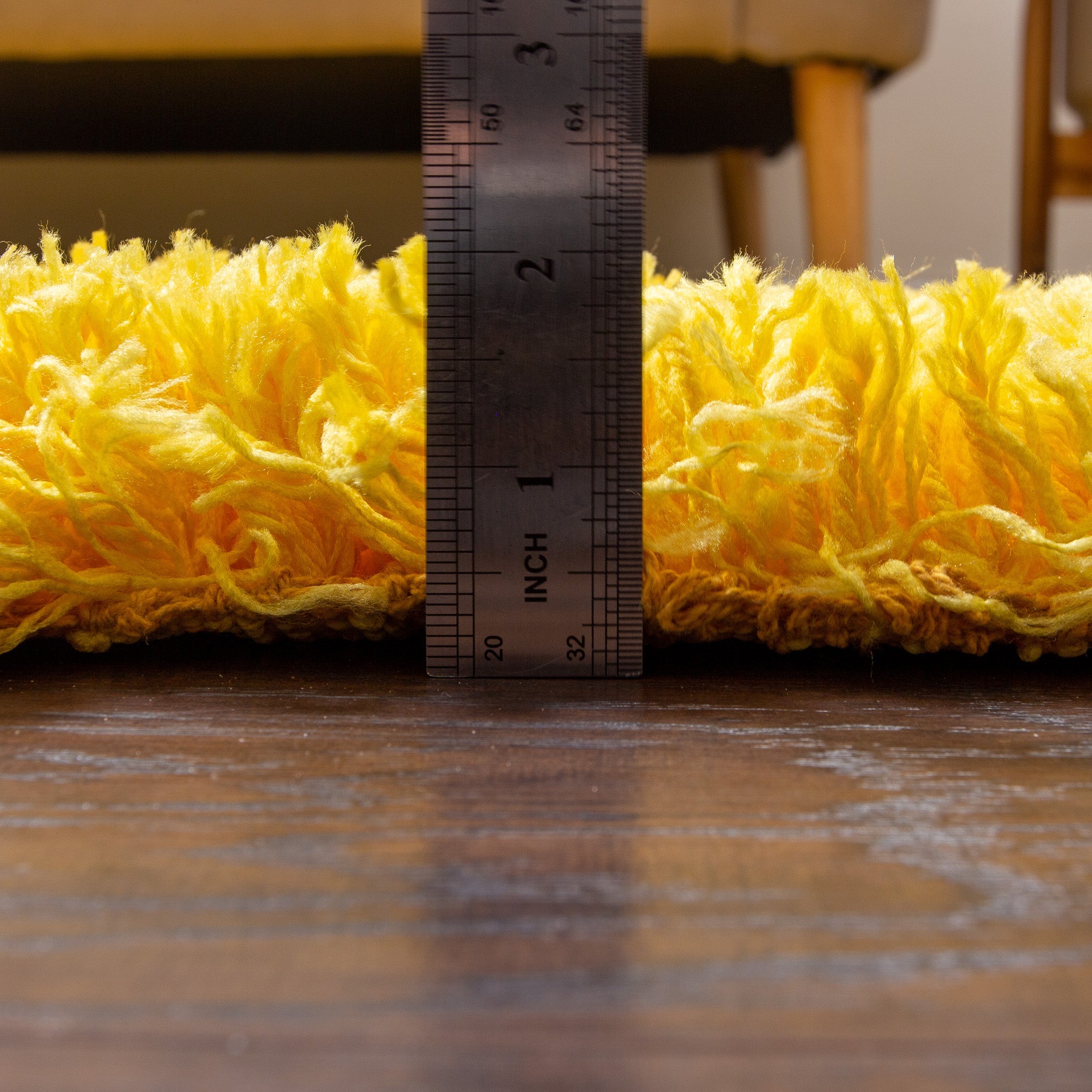 Hygee Cloud Shaggy Non Slip Rug #color_yellow