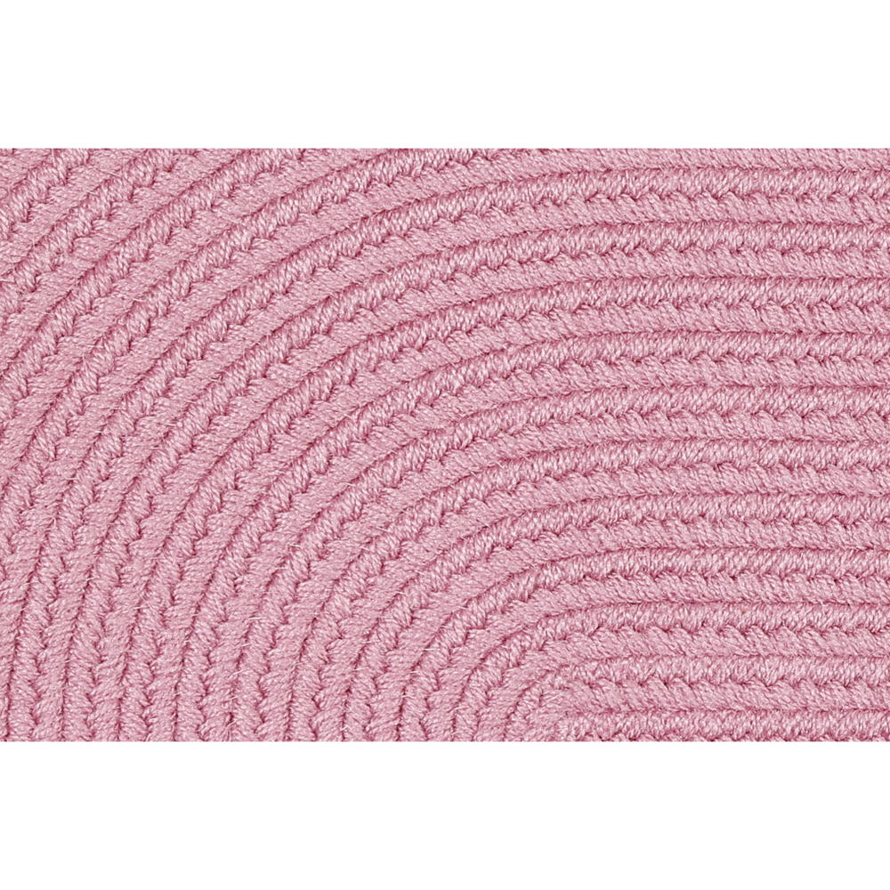Lullaby Childrens Solid Braided Rug #color_pink