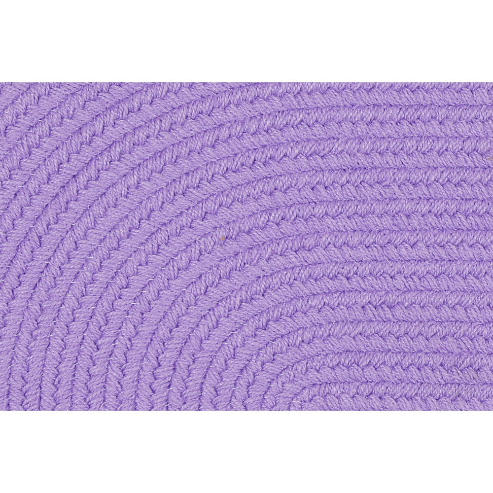 Lullaby Childrens Solid Braided Rug #color_violet