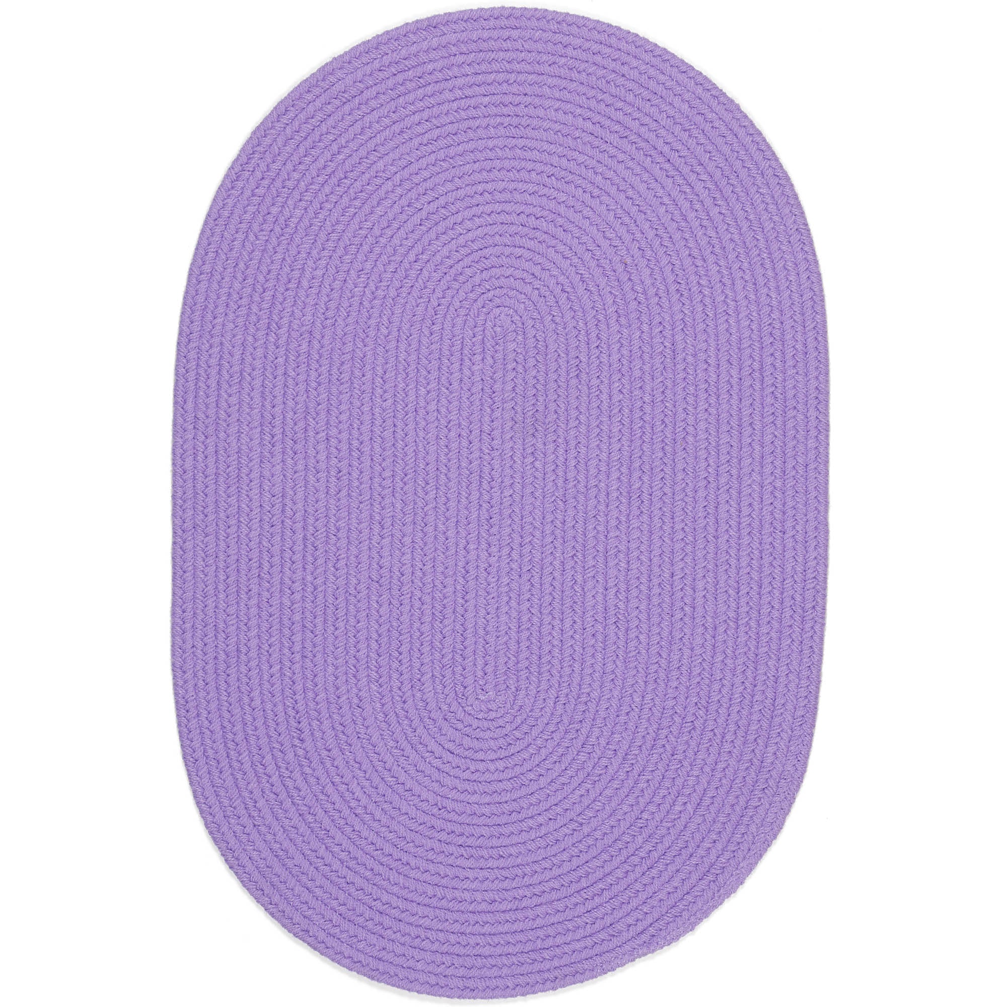 Lullaby Childrens Solid Braided Rug #color_violet