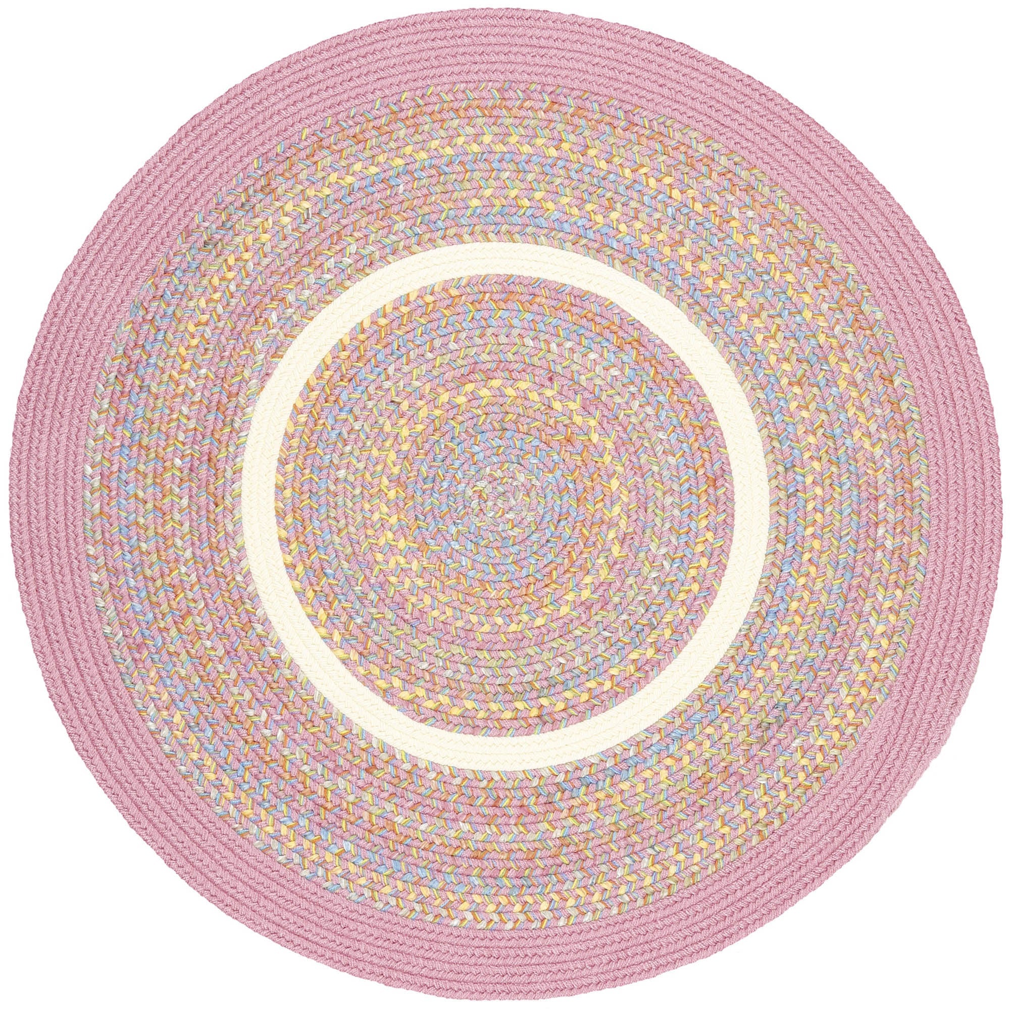 Juvi Playroom Braided Rug #color_pink