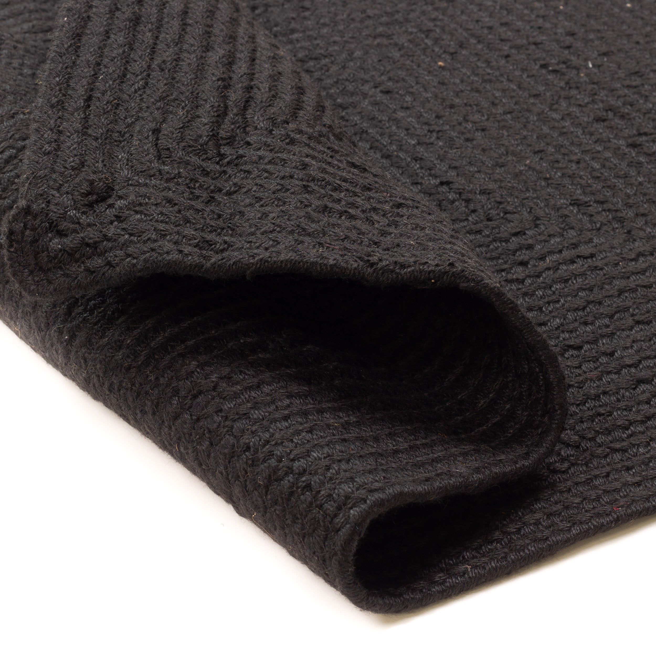 Lichfield Indoor / Outdoor Braided Rug #color_black